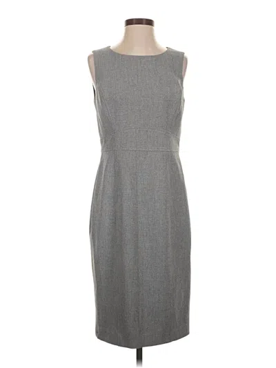 Pre-owned Kasper Casual Dress In Gray