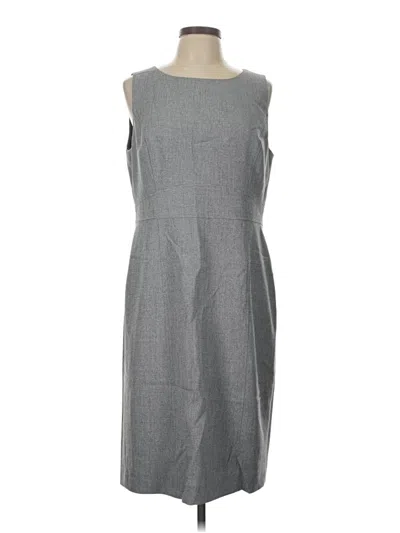 Pre-owned Kasper Casual Dress In Gray
