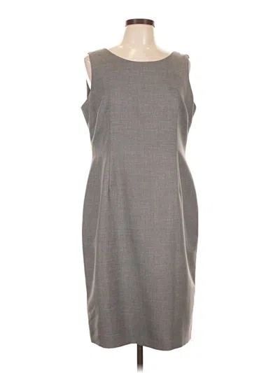 Pre-owned Kasper Casual Dress In Gray