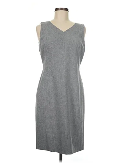 Pre-owned Kasper Casual Dress In Gray