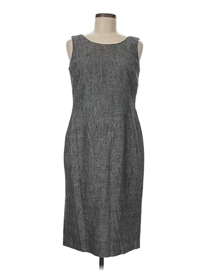 Pre-owned Kasper Casual Dress In Gray