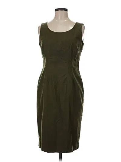 Pre-owned Kasper Casual Dress In Green