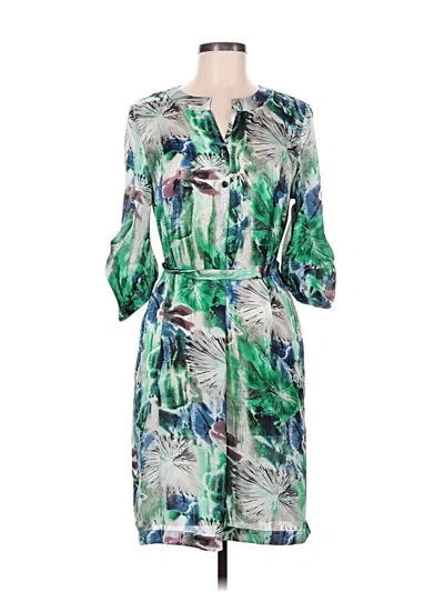 Pre-owned Kasper Casual Dress In Green