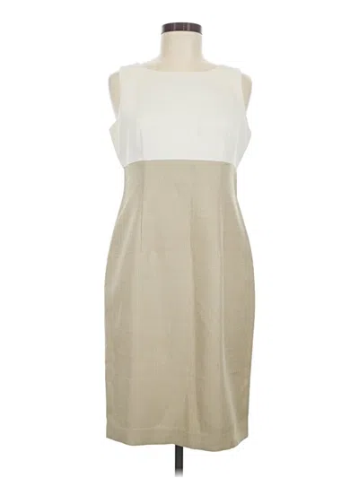 Pre-owned Kasper Casual Dress In Ivory