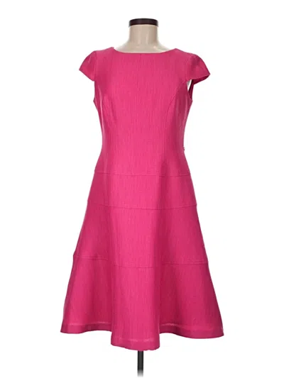 Pre-owned Kasper Casual Dress In Pink