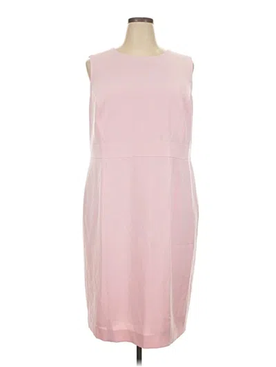 Pre-owned Kasper Casual Dress In Pink