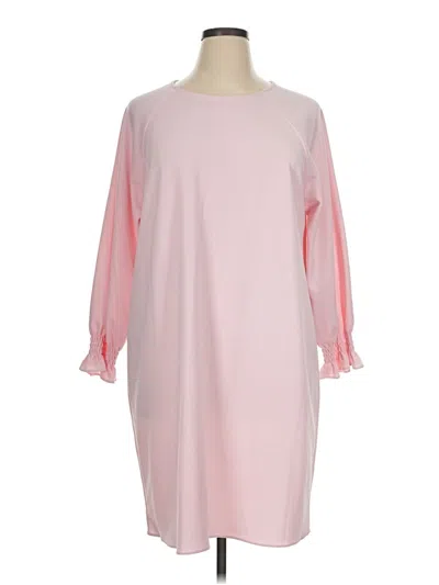 Pre-owned Kasper Casual Dress In Pink