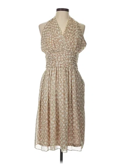 Pre-owned Kasper Casual Dress In Tan