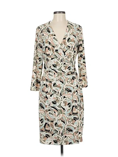 Pre-owned Kasper Casual Dress In White