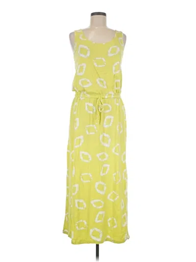 Pre-owned Kasper Casual Dress In Yellow