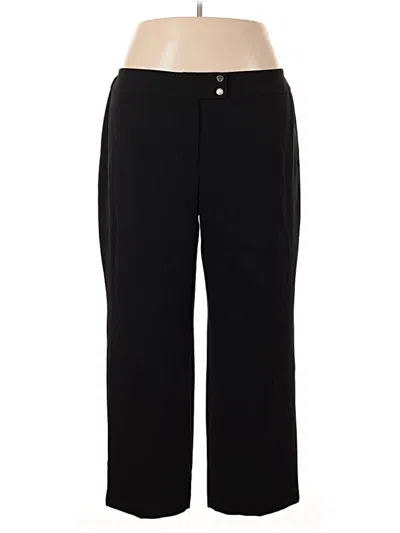 Pre-owned Kasper Casual Pants In Black
