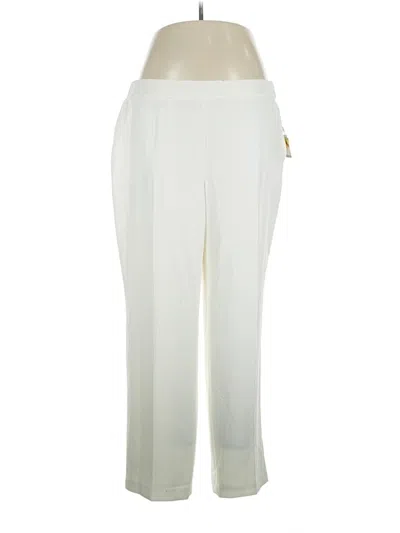 Pre-owned Kasper Casual Pants In Ivory
