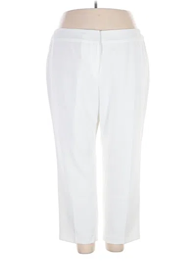 Pre-owned Kasper Casual Pants In White