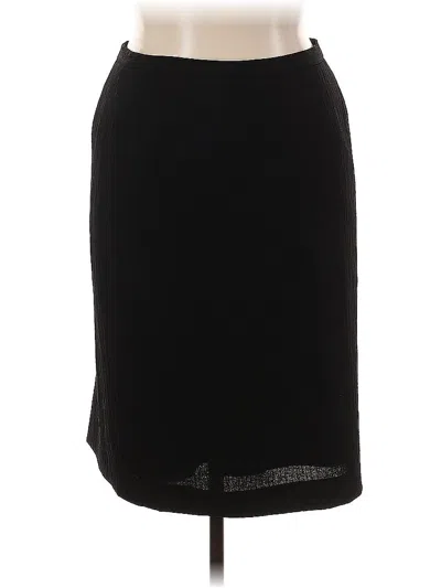 Pre-owned Kasper Casual Skirt In Black