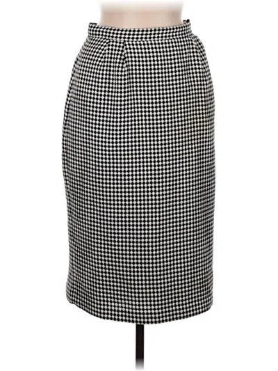 Pre-owned Kasper Casual Skirt In Black