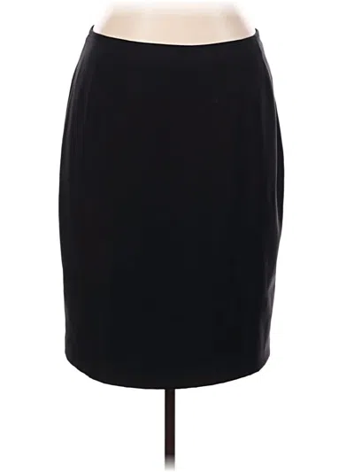 Pre-owned Kasper Casual Skirt In Black