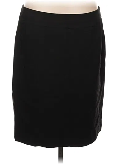 Pre-owned Kasper Casual Skirt In Black