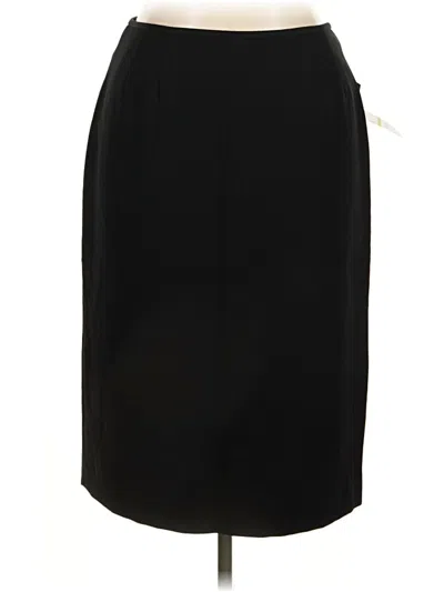 Pre-owned Kasper Casual Skirt In Black