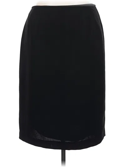 Pre-owned Kasper Casual Skirt In Black