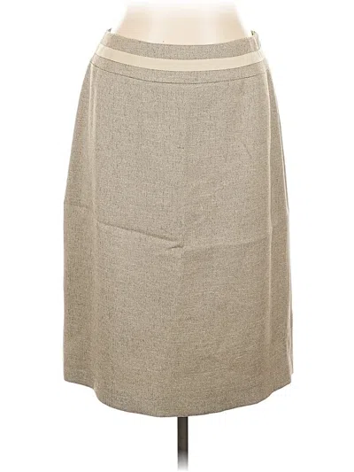 Pre-owned Kasper Casual Skirt In Brown