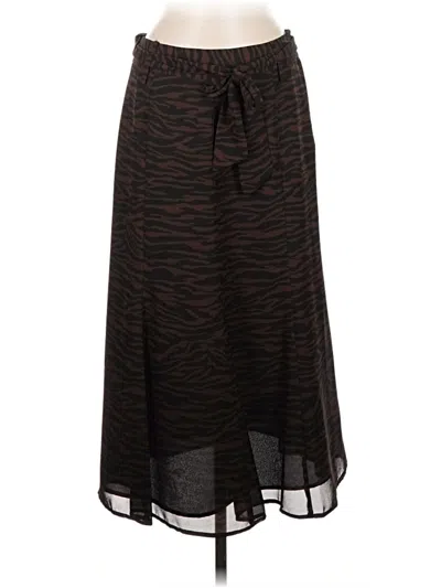 Pre-owned Kasper Casual Skirt In Brown
