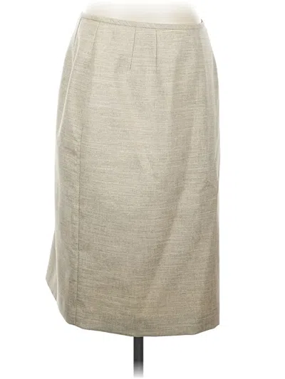 Pre-owned Kasper Casual Skirt In Brown