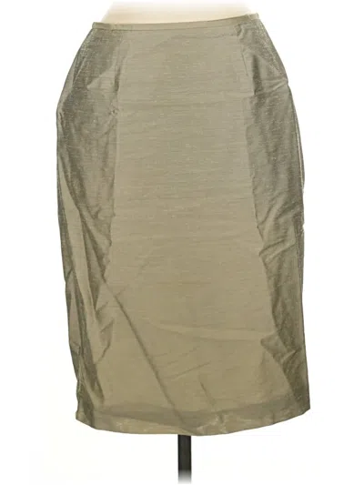Pre-owned Kasper Casual Skirt In Brown