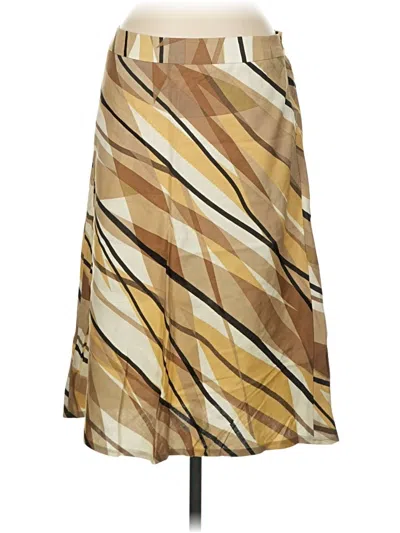 Pre-owned Kasper Casual Skirt In Brown