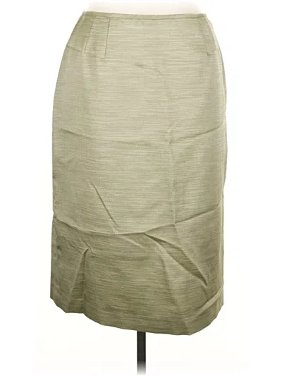 Pre-owned Kasper Casual Skirt In Brown