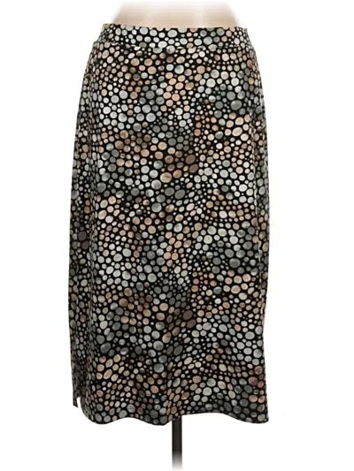 Pre-owned Kasper Casual Skirt In Brown