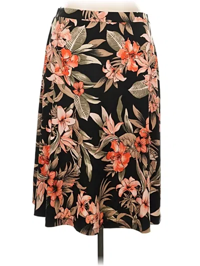 Pre-owned Kasper Casual Skirt In Brown