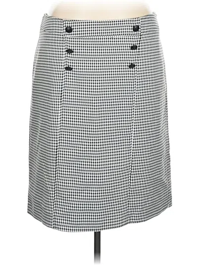 Pre-owned Kasper Casual Skirt In Gray