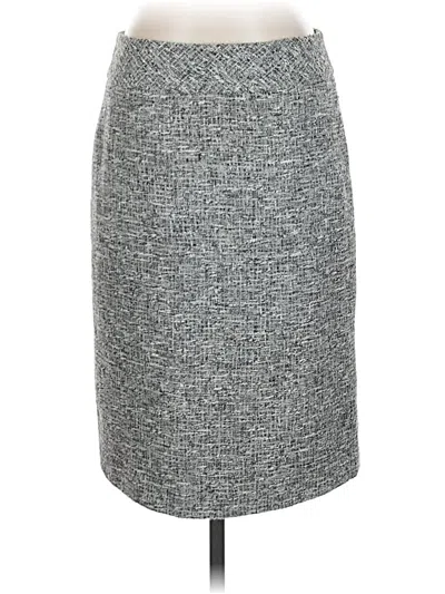 Pre-owned Kasper Casual Skirt In Gray