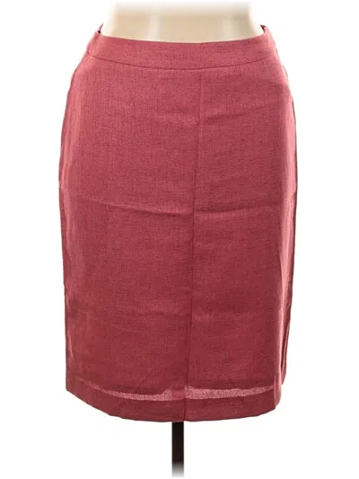 Pre-owned Kasper Casual Skirt In Pink