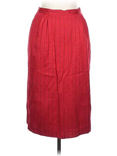 Pre-owned Kasper Casual Skirt In Red