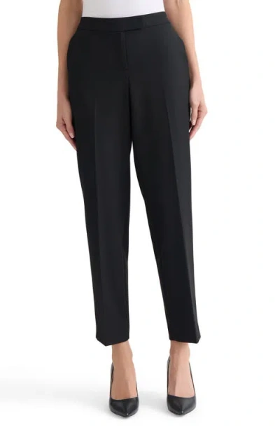 Kasper Claire Straight Leg Pants In Black