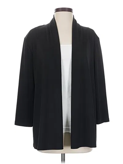 Pre-owned Kasper Coat In Black