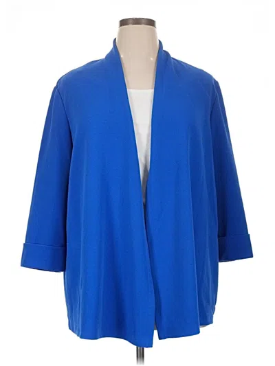 Pre-owned Kasper Coat In Blue