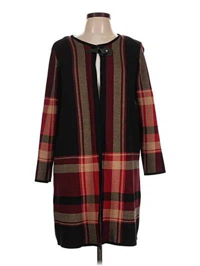 Pre-owned Kasper Coat In Burgundy