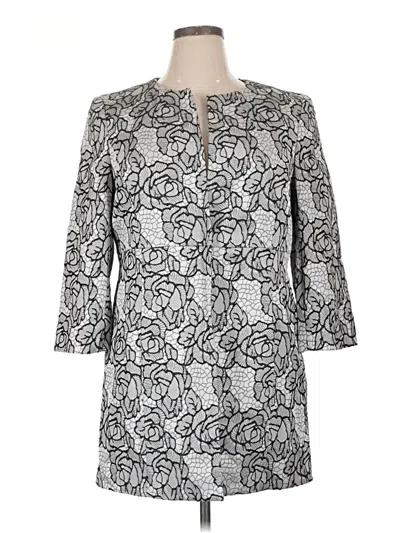 Pre-owned Kasper Coat In Gray