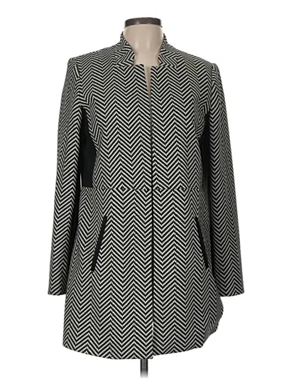 Pre-owned Kasper Coat In Gray