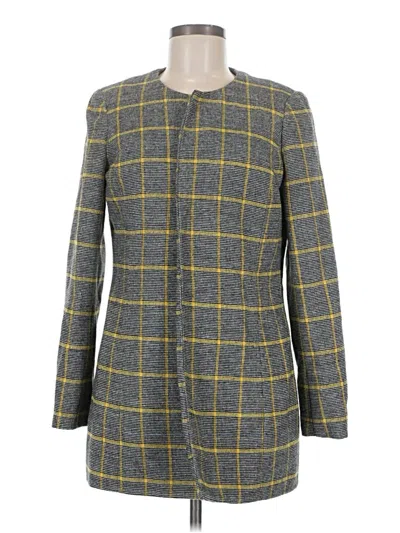 Pre-owned Kasper Coat In Gray