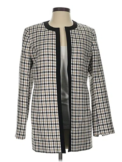 Pre-owned Kasper Coat In Ivory