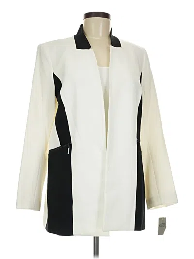 Pre-owned Kasper Coat In Ivory