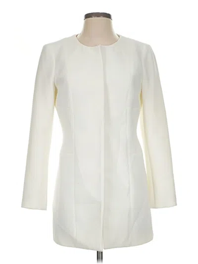 Pre-owned Kasper Coat In Ivory