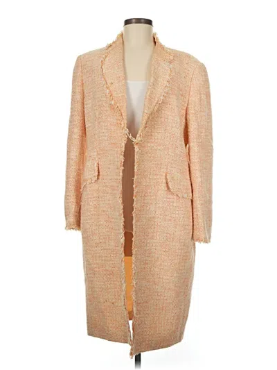 Pre-owned Kasper Coat In Orange