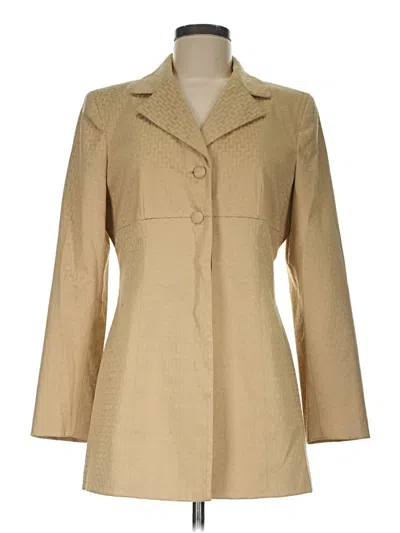 Pre-owned Kasper Coat In Tan