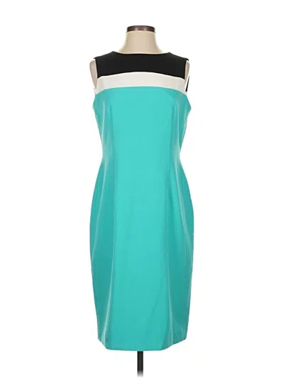 Pre-owned Kasper Cocktail Dress In Blue