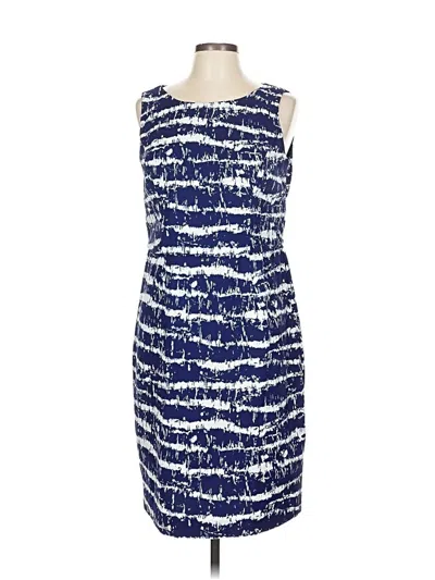 Pre-owned Kasper Cocktail Dress In Blue