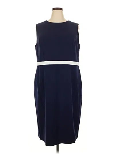 Pre-owned Kasper Cocktail Dress In Blue